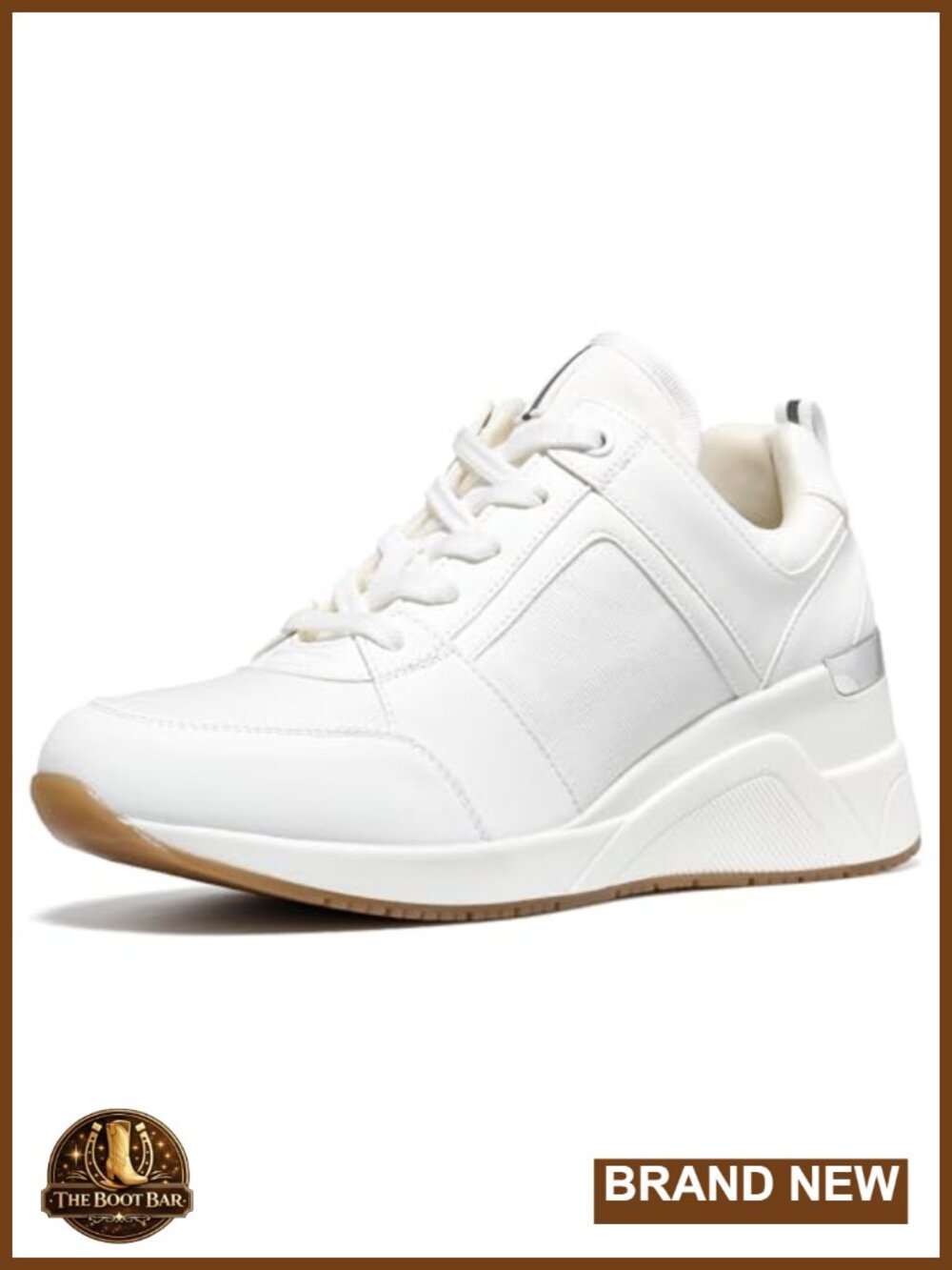 Wedge Sneakers Women Knit Lace-Up Fashion Walking Tennis Shoes